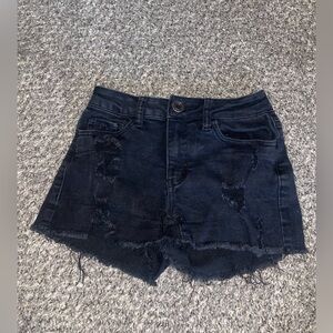 SO Black Denim Shorts Size Small